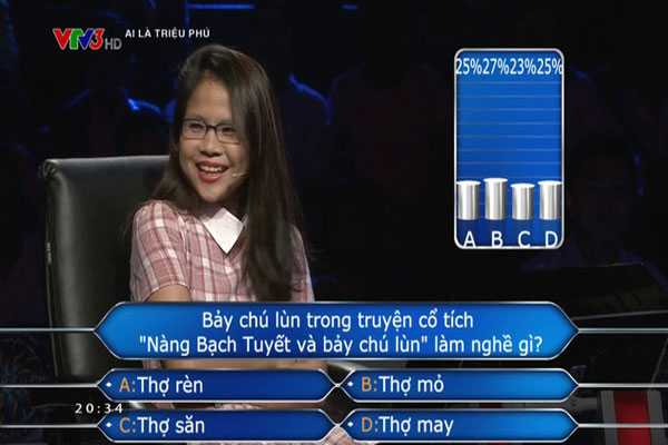 Trả lời ngay trong 5 giây: 7 chú lùn trong truyện làm nghề gì ?